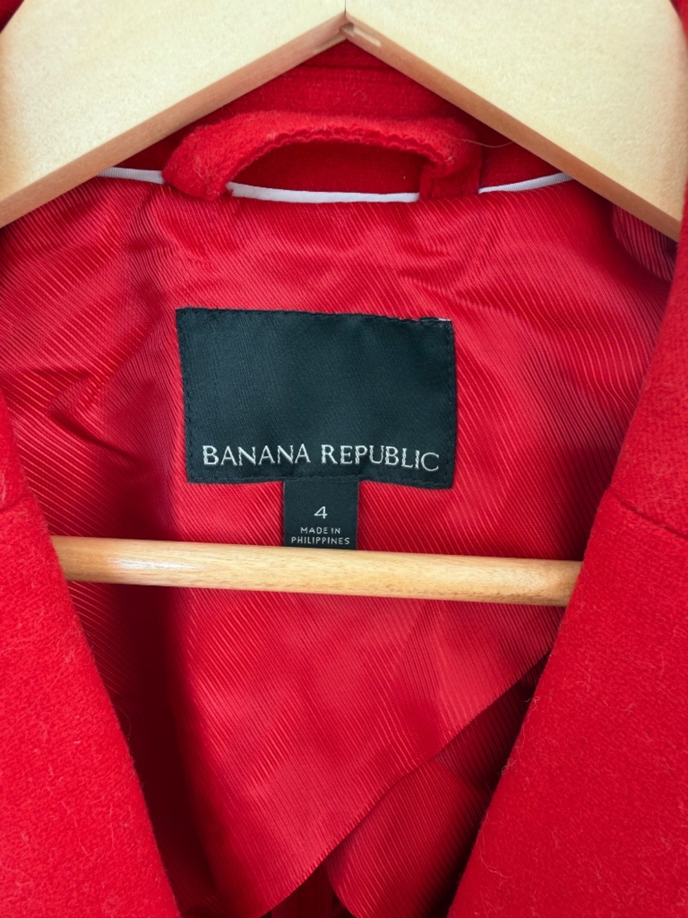 Red Wool Jacket - Picture 3 of 4